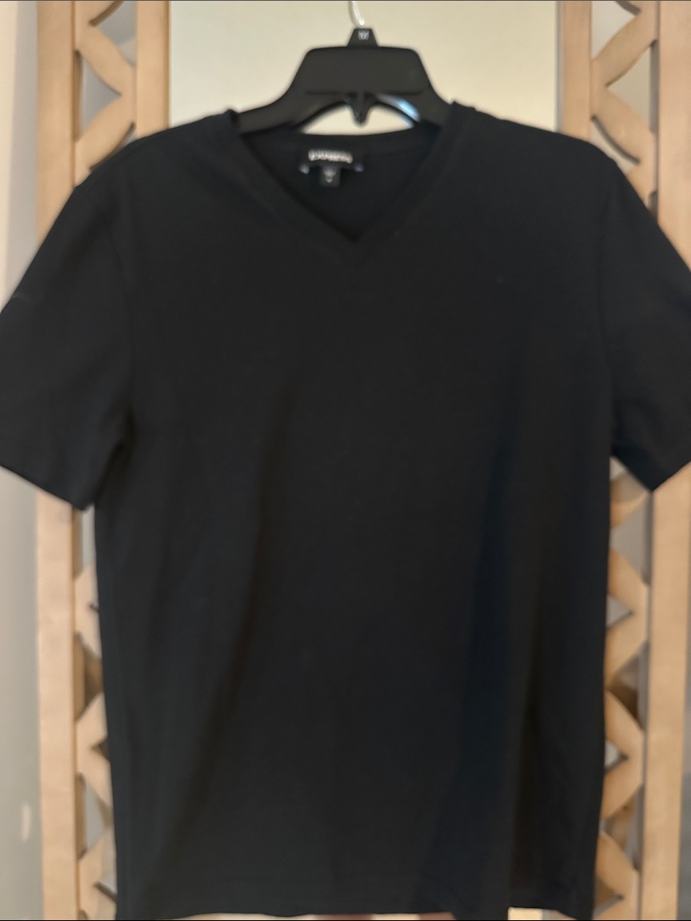 Express Men’s Black V-Neck Tee